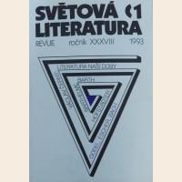 Světová literatura ročník 38/1993 (1)
