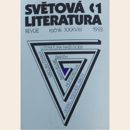 Světová literatura ročník 38/1993 (1)