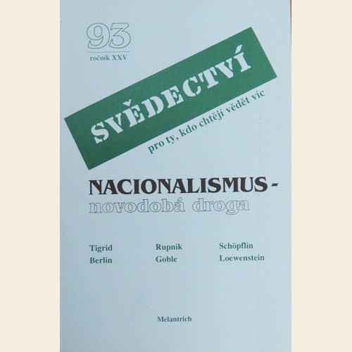 Svědectví (ročník XXV číslo 93)