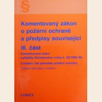 Komentovaný zákon o požární ochraně a předpisy související