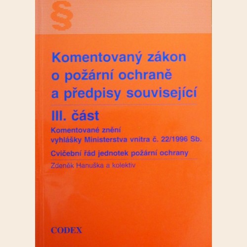 Komentovaný zákon o požární ochraně a předpisy související